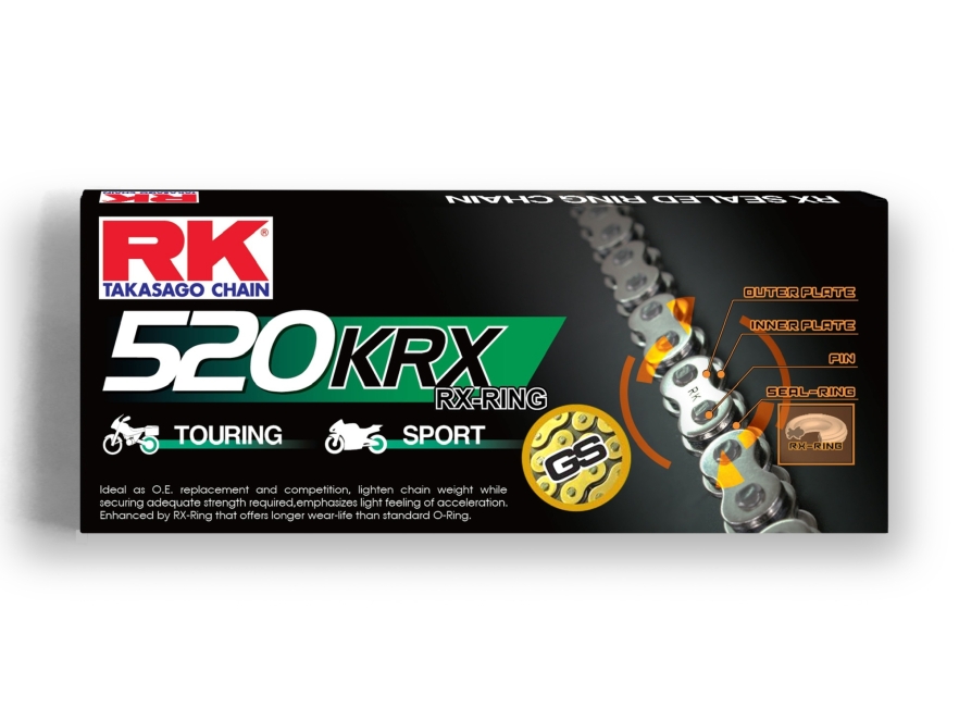 SÊN RK GS520 KRX 120L MÀU VÀNG XÁM