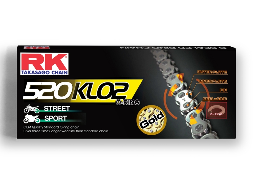 Sên RK 520 KLO2 MÀU VÀNG