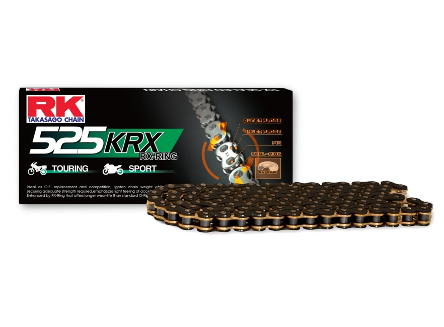 SÊN RK 525 KRX MÀU ĐEN VÀNG