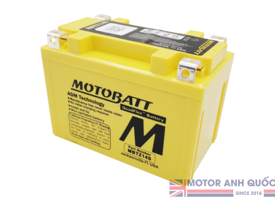 Bình Ắc Quy MotoBatt MBTZ14S 12V 13Ah