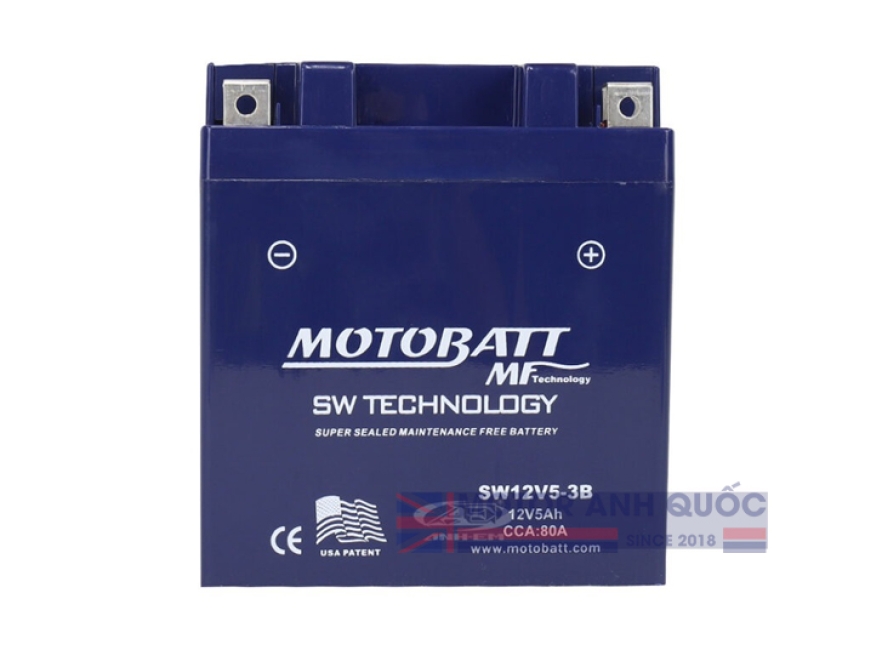 Bình ắc quy Motobatt SW12V5-3B