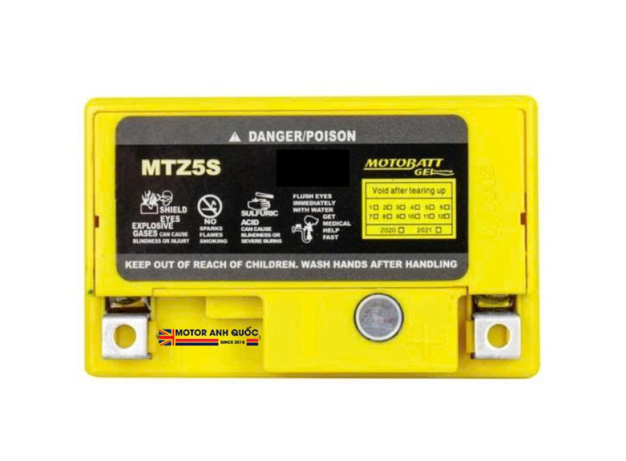 Bình ắc quy GEL Motobatt MTZ5S