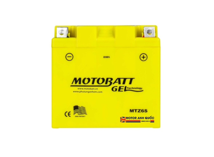 Bình ắc quy GEL Motobatt MTZ6S