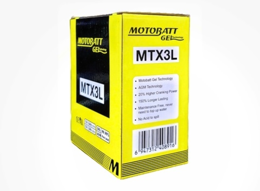 Bình ắc quy GEL Motobatt MTX3L (Sport)