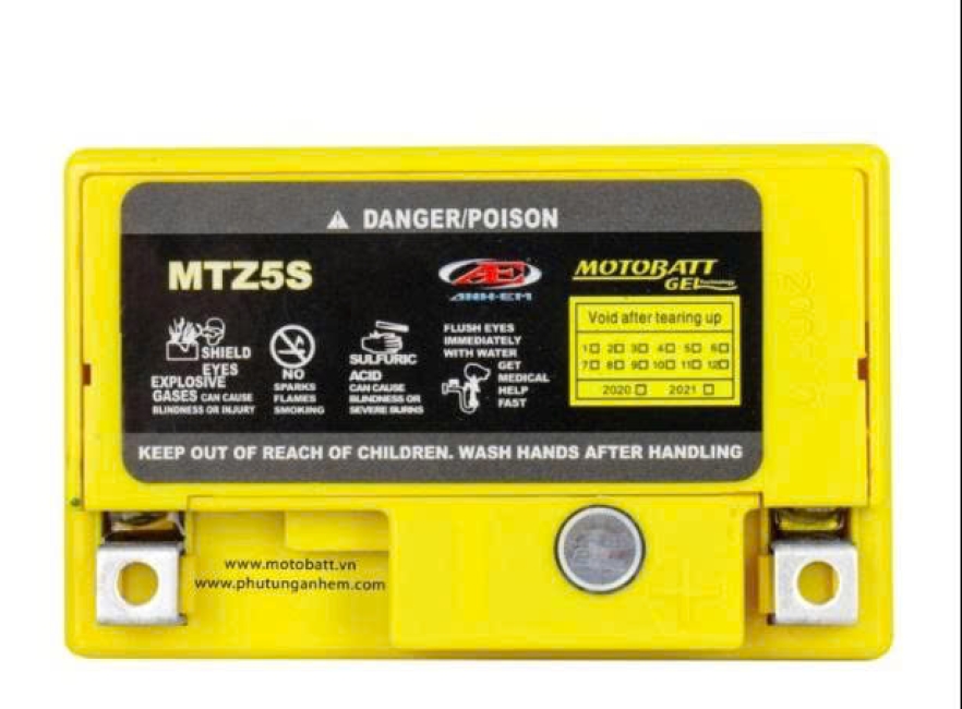 Bình ắc quy GEL Motobatt MTX7L