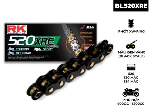 SÊN RK 520 XRE 124L MÀU ĐEN VÀNG