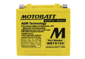 Bình ắc quy Motobatt MBTX12U