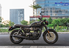 Triumph Bonneville T120 Black 2023 siêu lướt